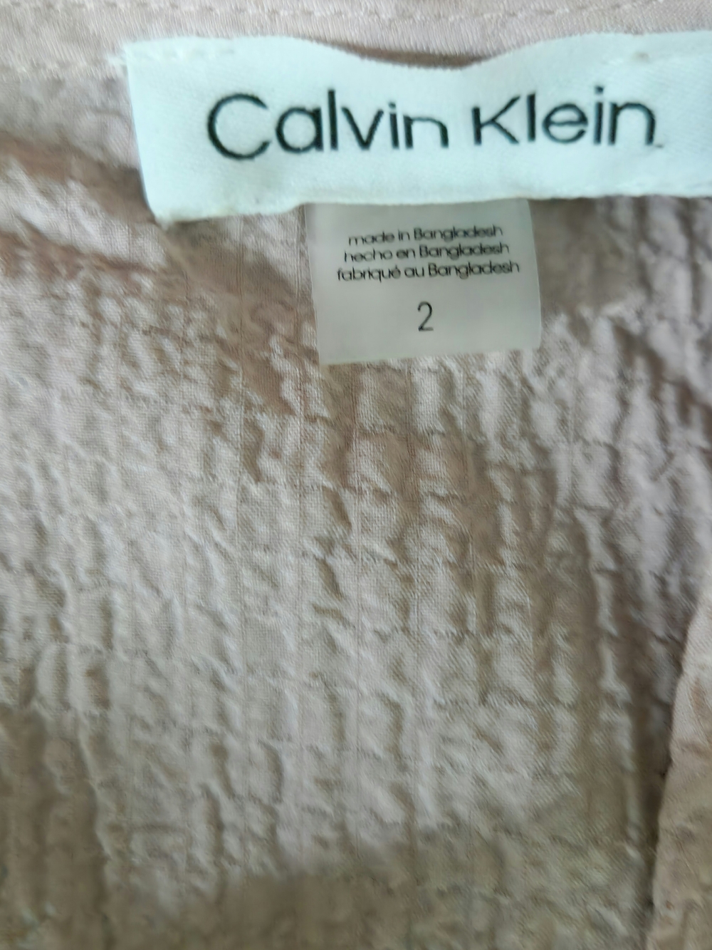 Calvin Klein Dusty Rose Wrap Tie Pants Jumpsuit Size 2 - Picture 11 of 12
